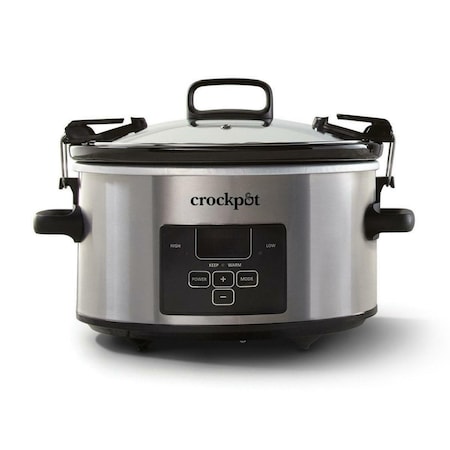 Cocinando 4 qt. Stainless Steel Slow Cooker CO3857575
